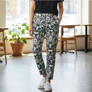 Victoria's Secret VS Mid-Rise Vintage Siren Floral Skinny Jeans Stretch Denim 14